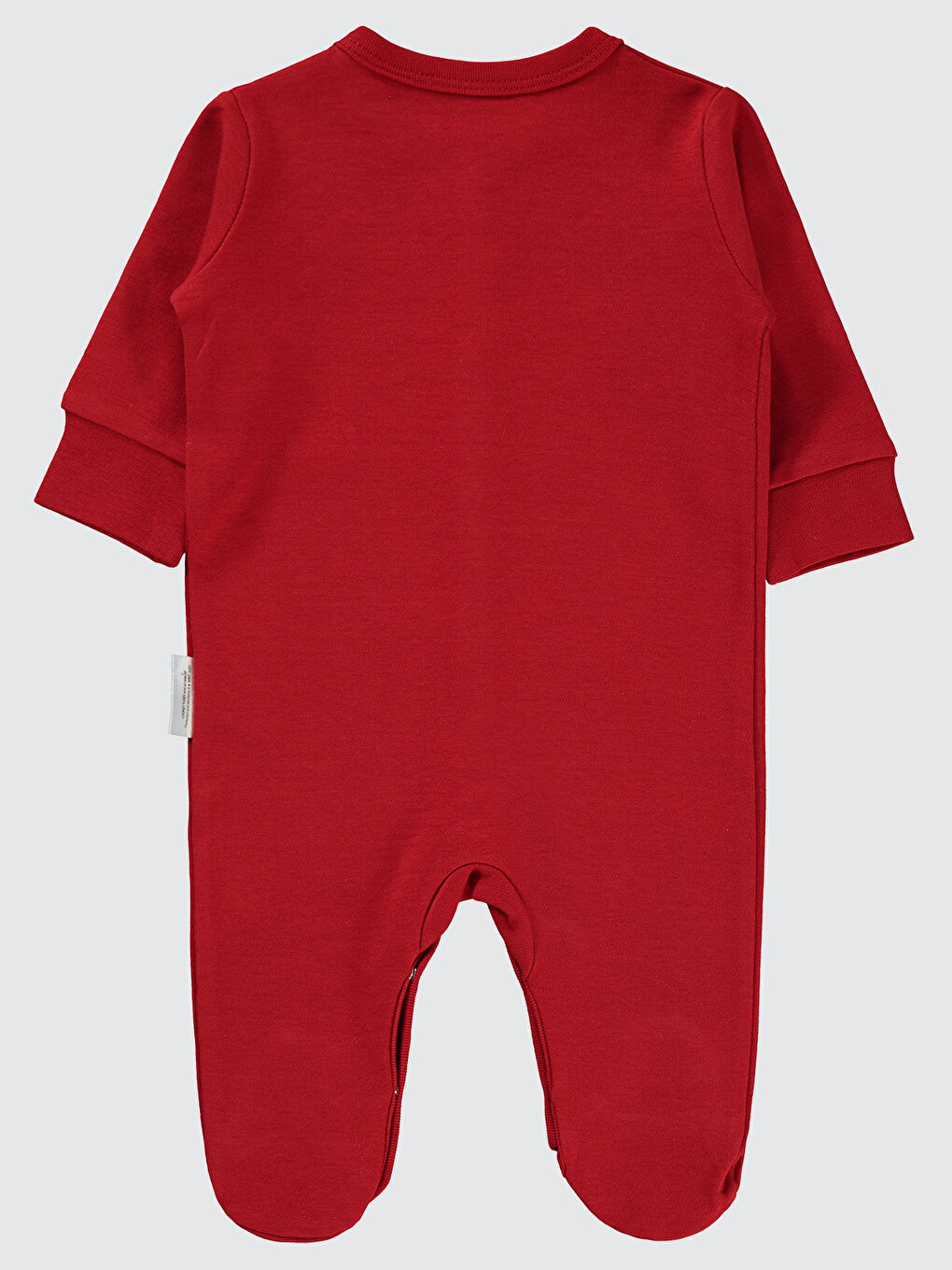 Bugs Bunny Erkek Bebek Patikli Tulum 1-6 Ay Kırmızı-1