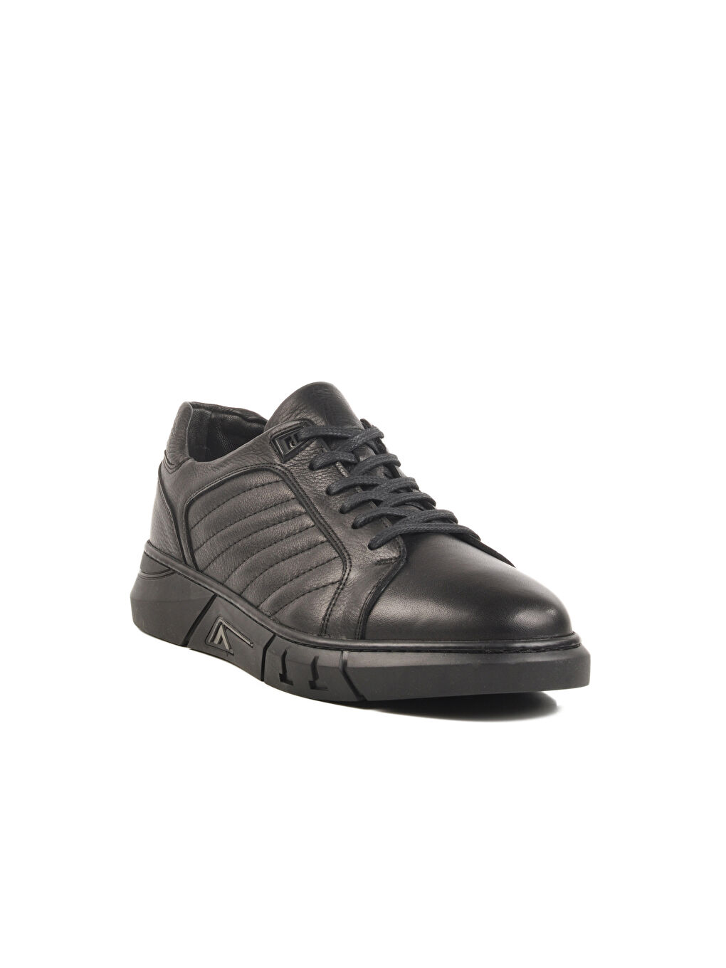 Siyah Hakiki Deri İçi Kürklü Erkek Casual Ayakkabı 2K1244-HK-510 M-2