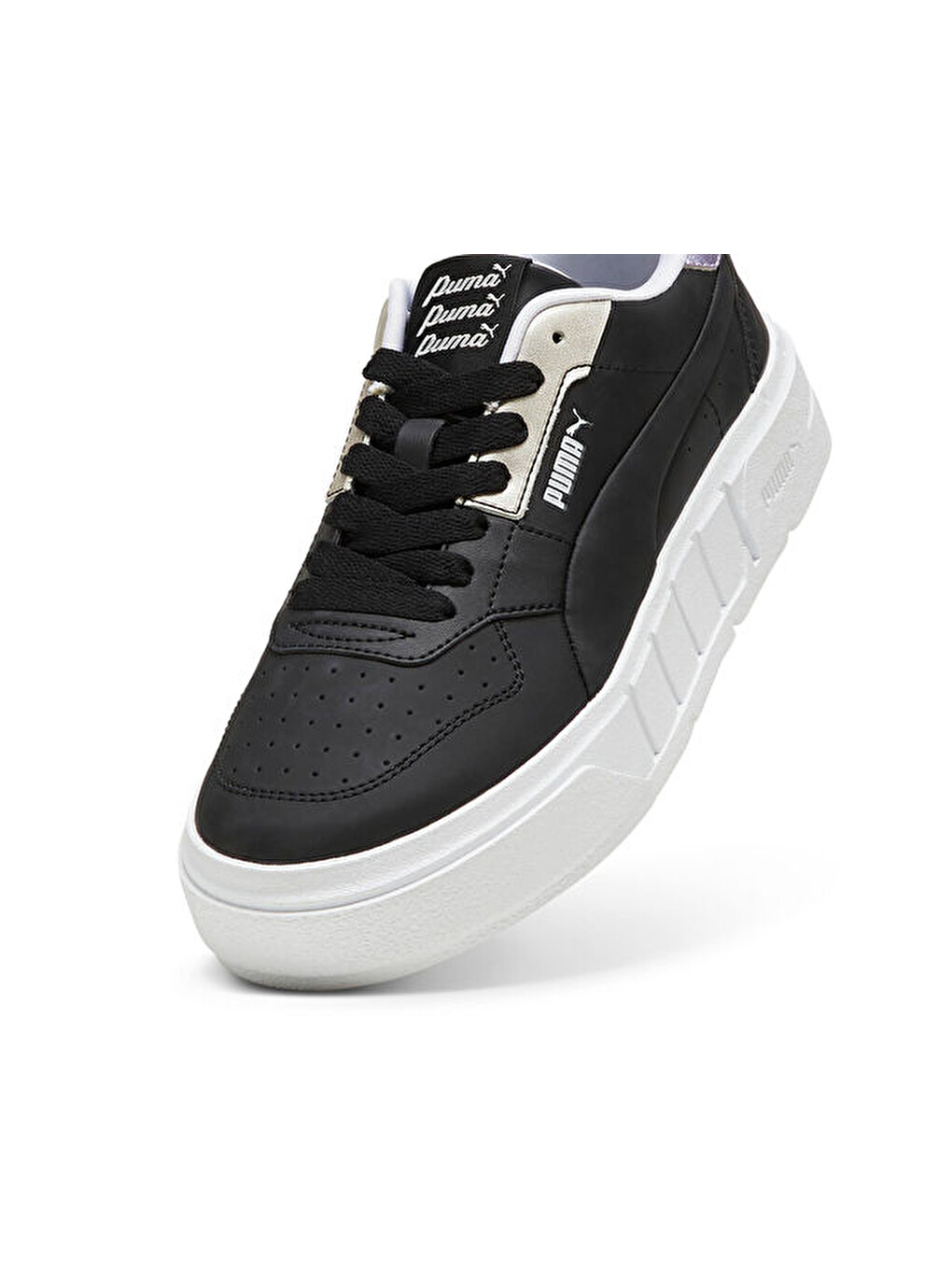 Puma Cali Court Glow- Up Wns Kadın Günlük Ayakkabı 39882902 Siyah-4