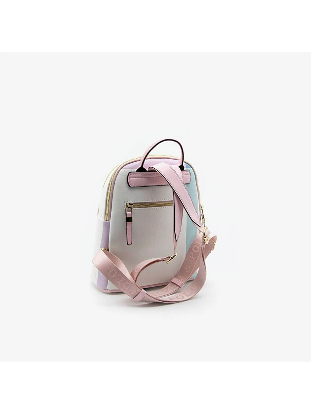Beyaz Kadın SP901-M71 SILVER POLO Sırt Çantası Lila-Pembe-2