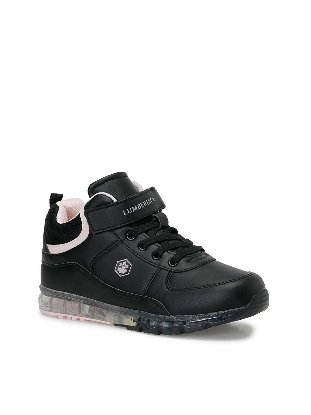 Cap Hı Siyah Kız Çocuk High Sneaker-1