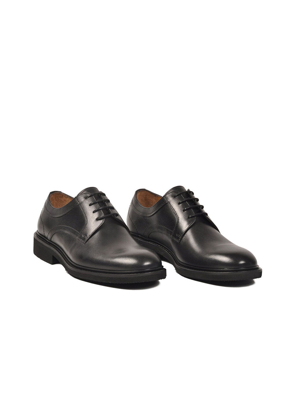 Siyah Hakiki Deri Erkek Klasik Ayakkabı 3520 M-2