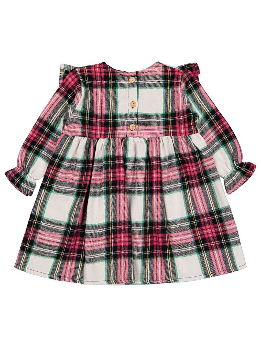 Timo Ekose Nakışlı 1-18 Ay Elbise - Pembe 12-18 Ay-1