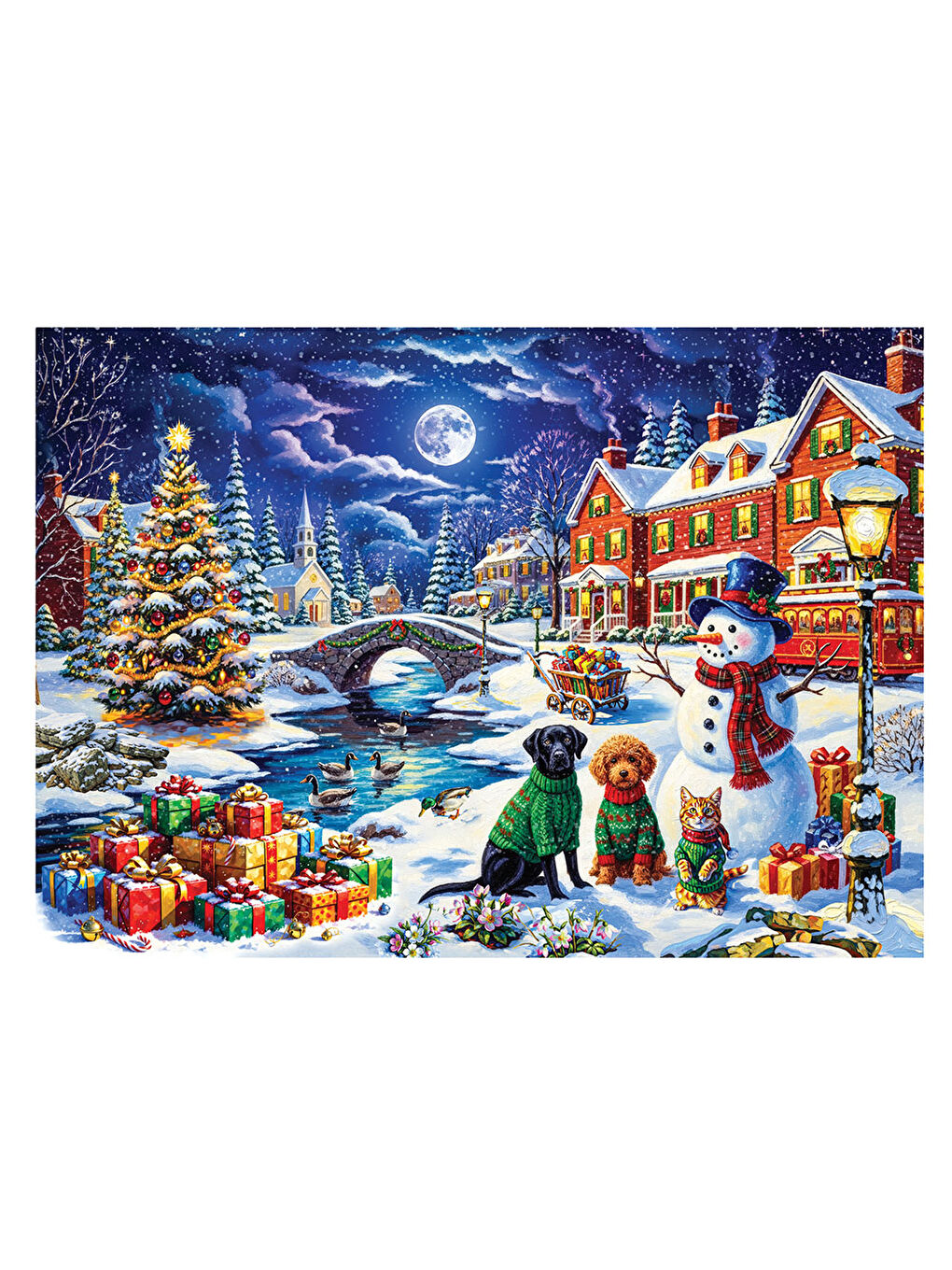 Puzzle 700 XL Parça Yeni Yıl Gecesi 2708-1