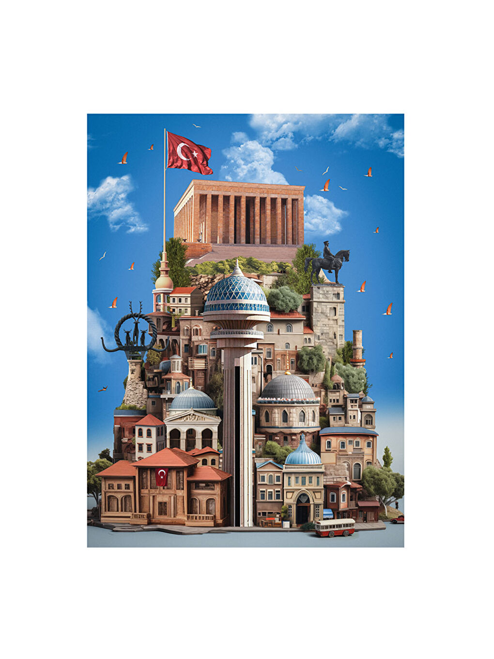 Puzzle 1000 Parça Ankara 1207-1