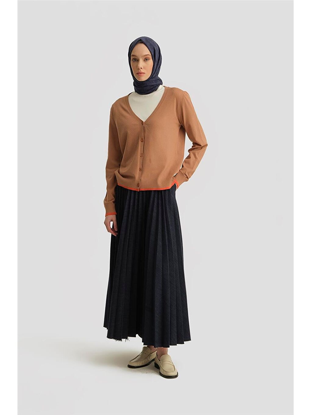 Kahverengi Hırka 24Kd2402 Karamel