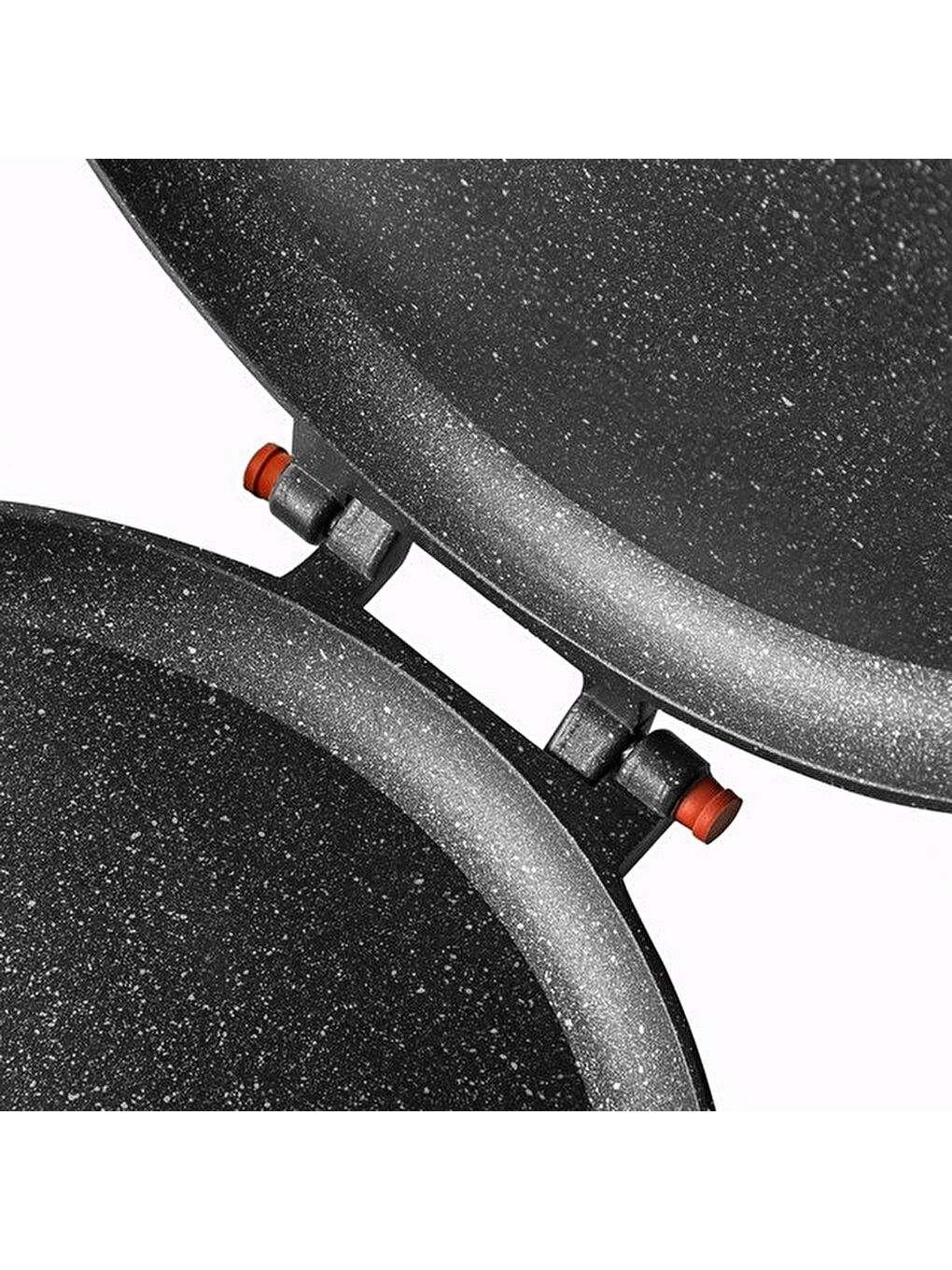 Alüminyum Döküm Balık Tavası - Siyah - 30 cm-4