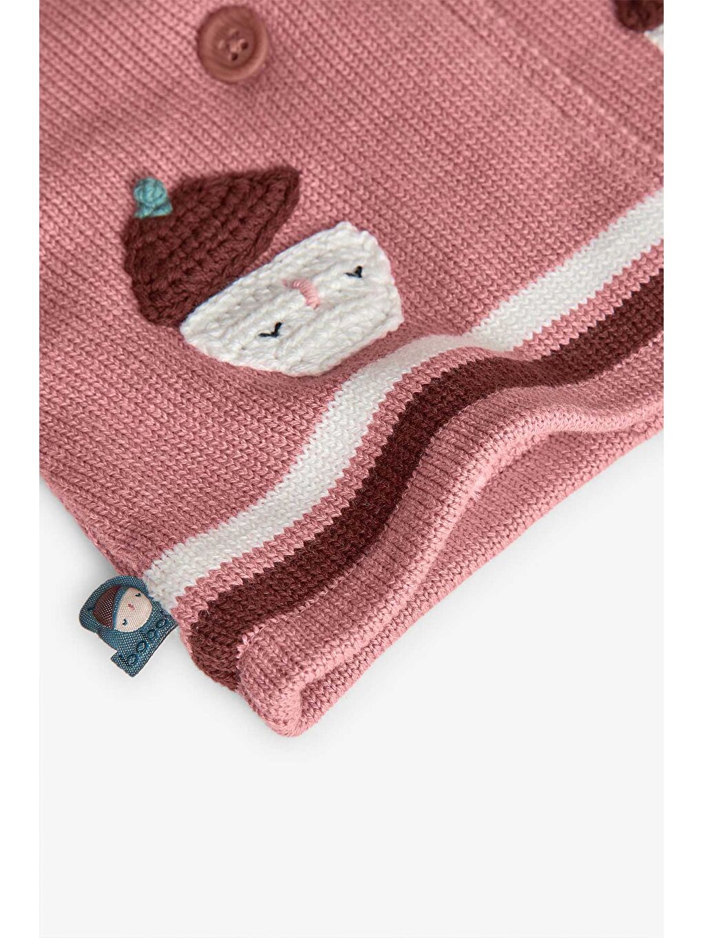 Pembe Kız Bebek Meyve Desenli Ceket-3