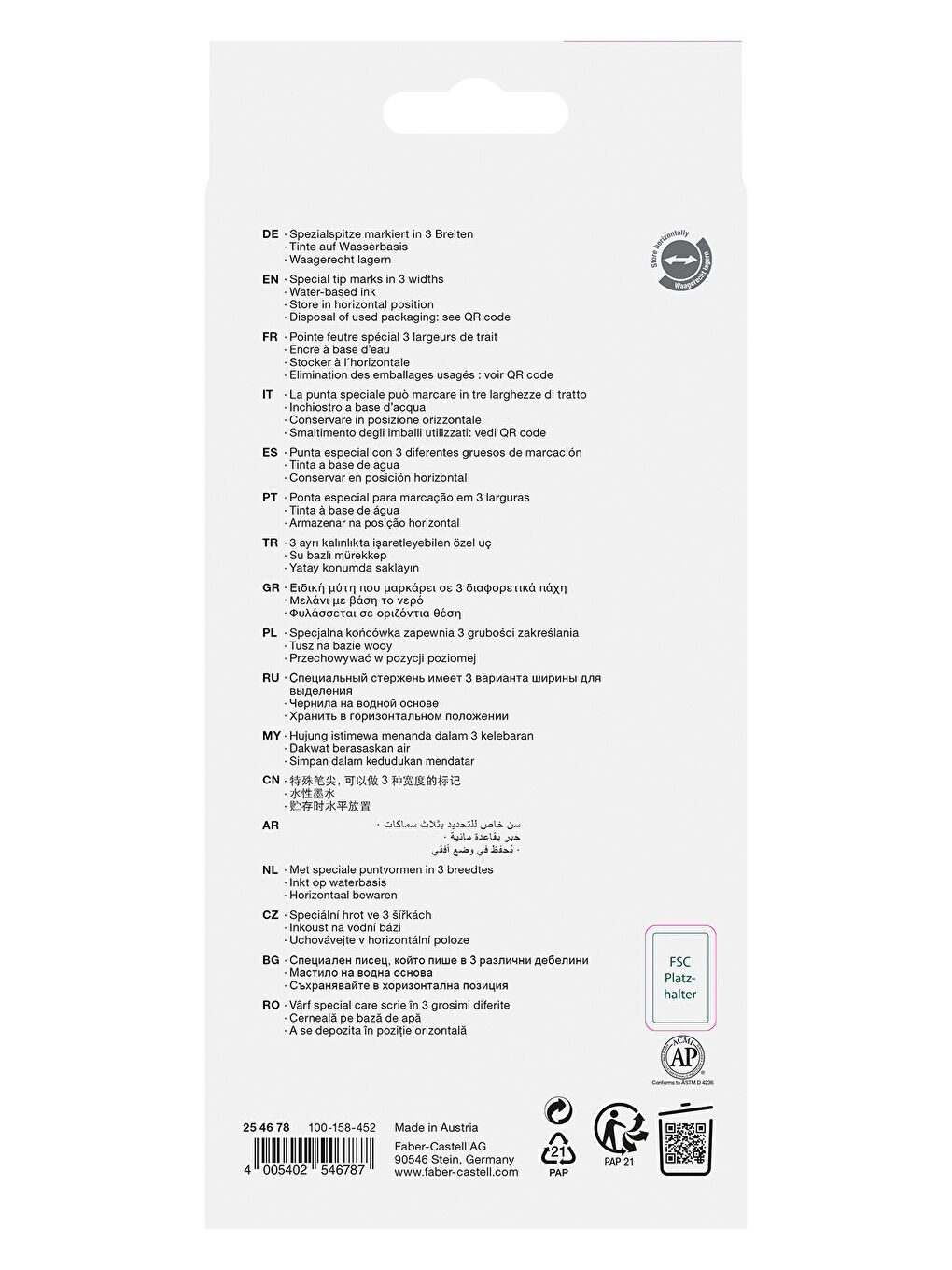 Fosforlu Kalem Seti, 8’li, Pastel Renkler, Su Bazlı Mürekkep, Kesik Uç, 3 Farklı Çizgi Kalınlığı-1