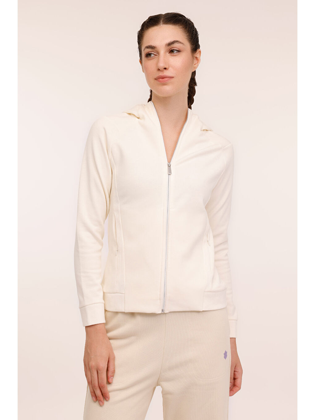 WL VALENCIA 18SS380 4PR Beyaz Kadın Eşofman Üstü