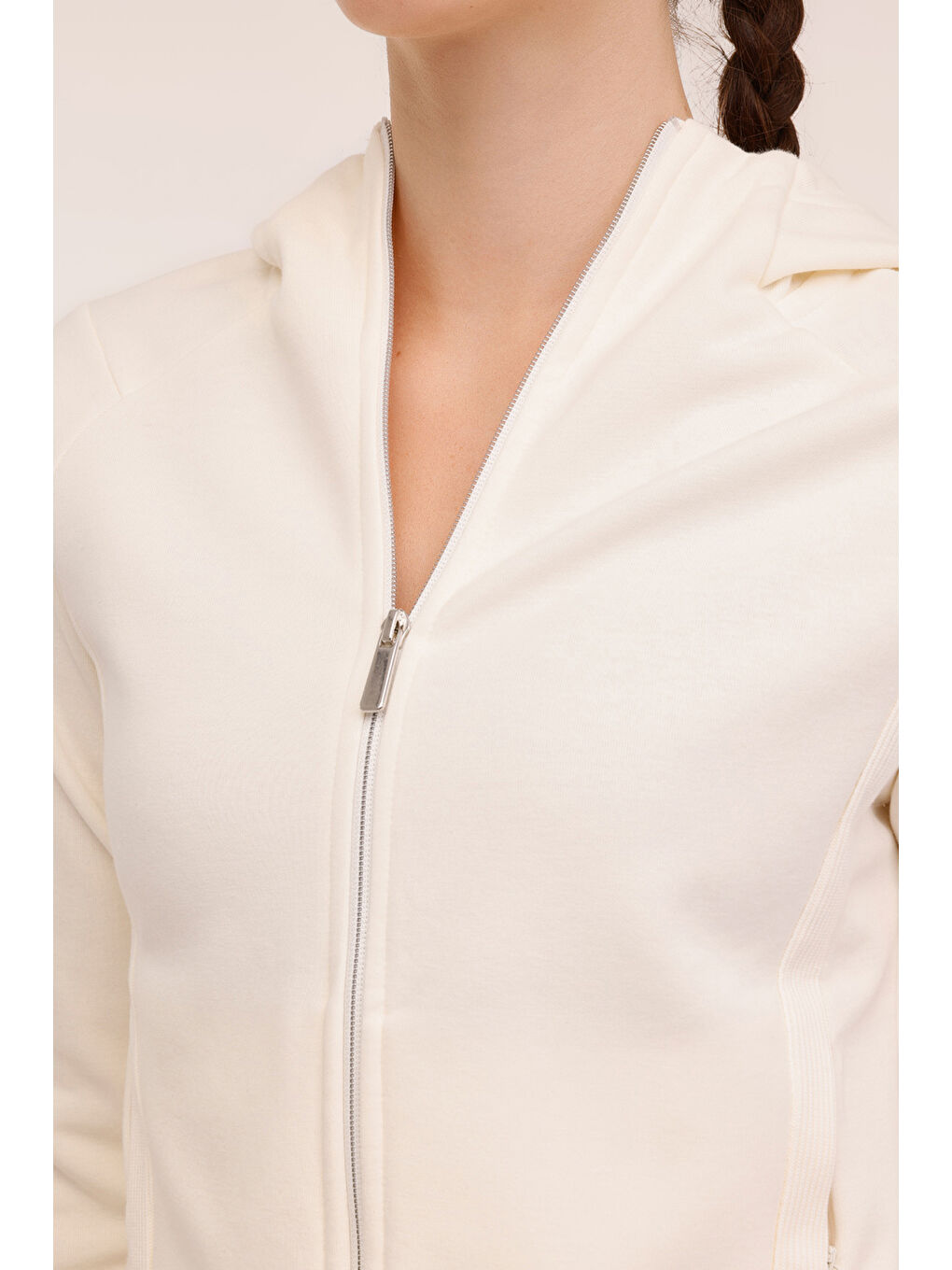 WL VALENCIA 18SS380 4PR Beyaz Kadın Eşofman Üstü-3