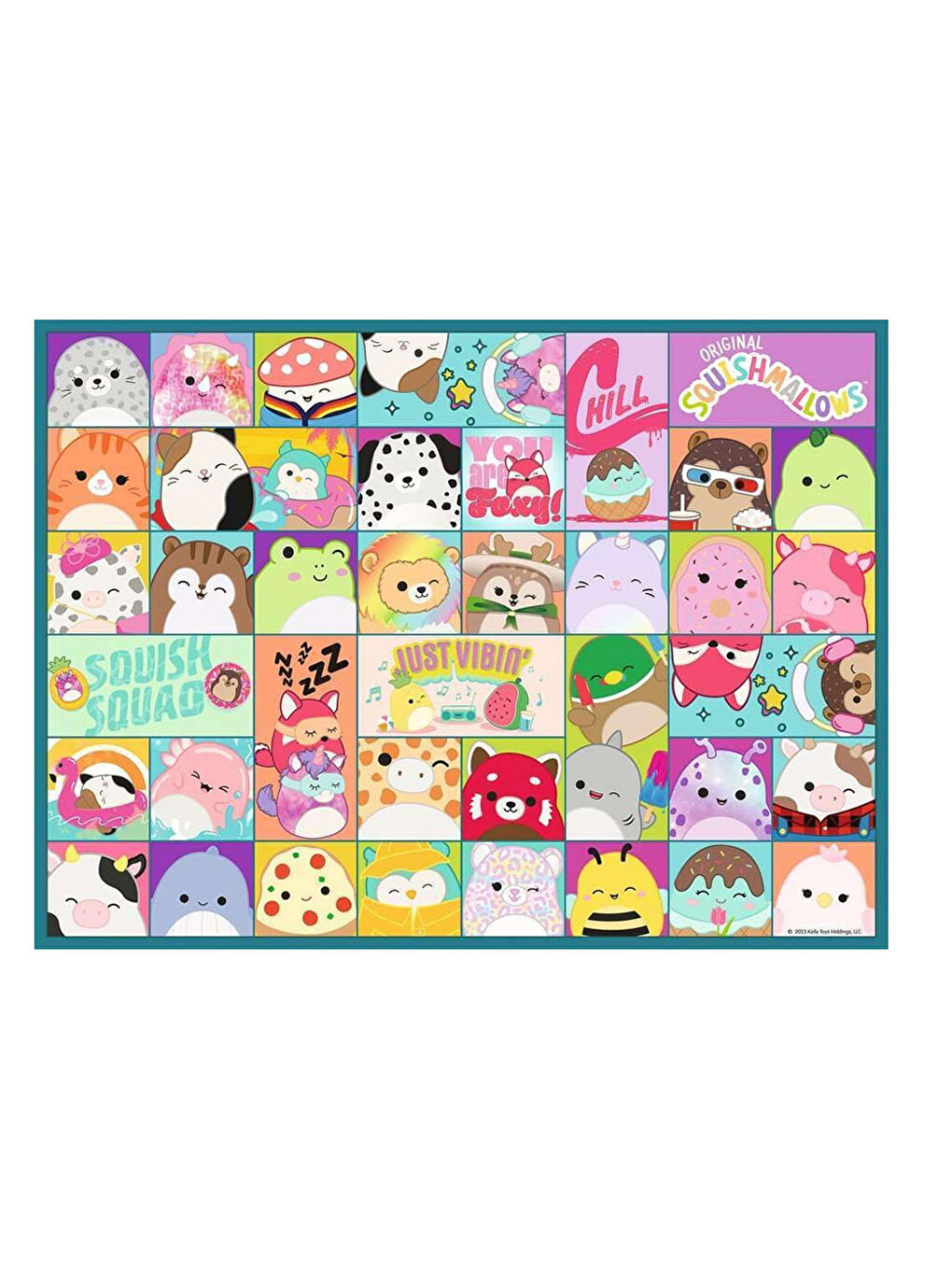 Squishmallows 100 Parça Puzzle-1