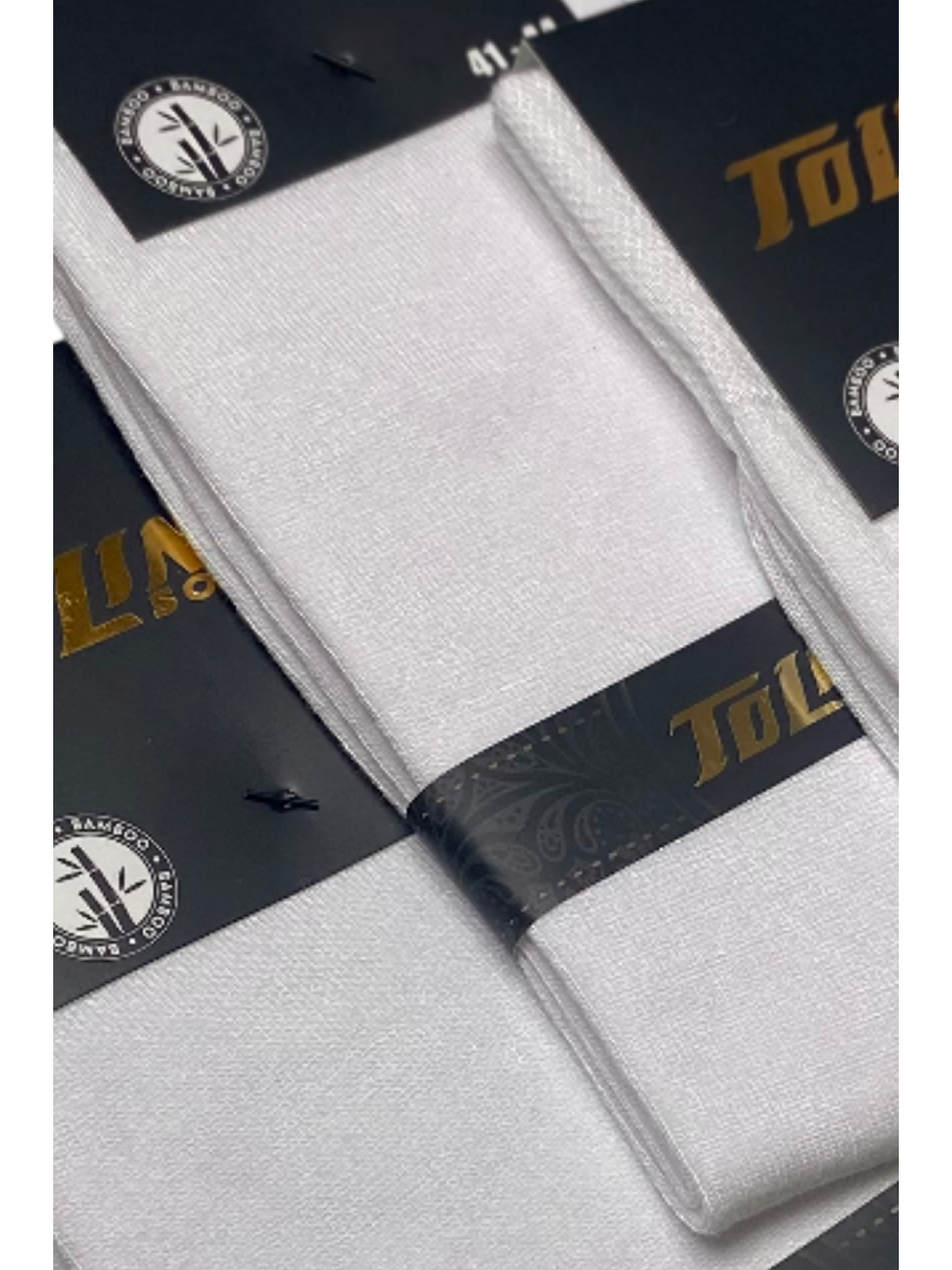 Bambu Erkek Beyaz Dikişsiz Kışlık 12'li Soket Çorap Seti 14600-1