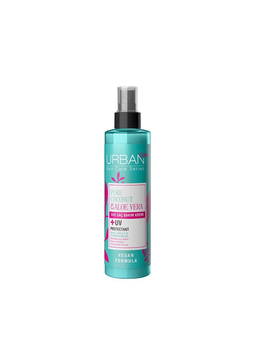 Urban Care Pure Coconut&Aloe Vera Boyalı Saçlar Özel Renk Koruyucu Sıvı Saç Bakım Kremi-Vegan-200 ML - 1