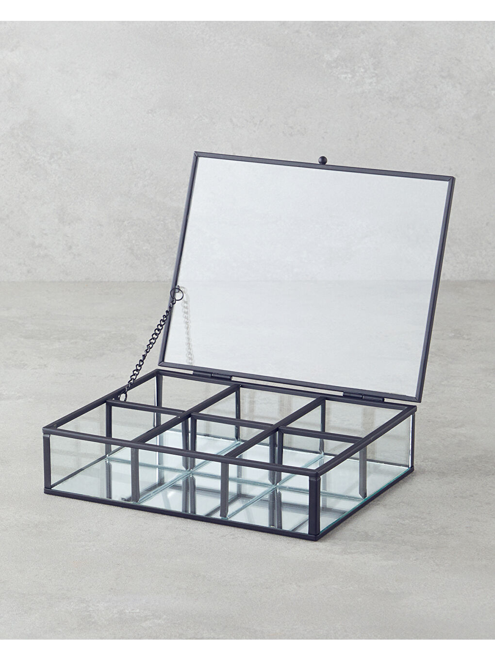 Glossy Takı Kutusu 27x8,2x5,7 cm Siyah-1