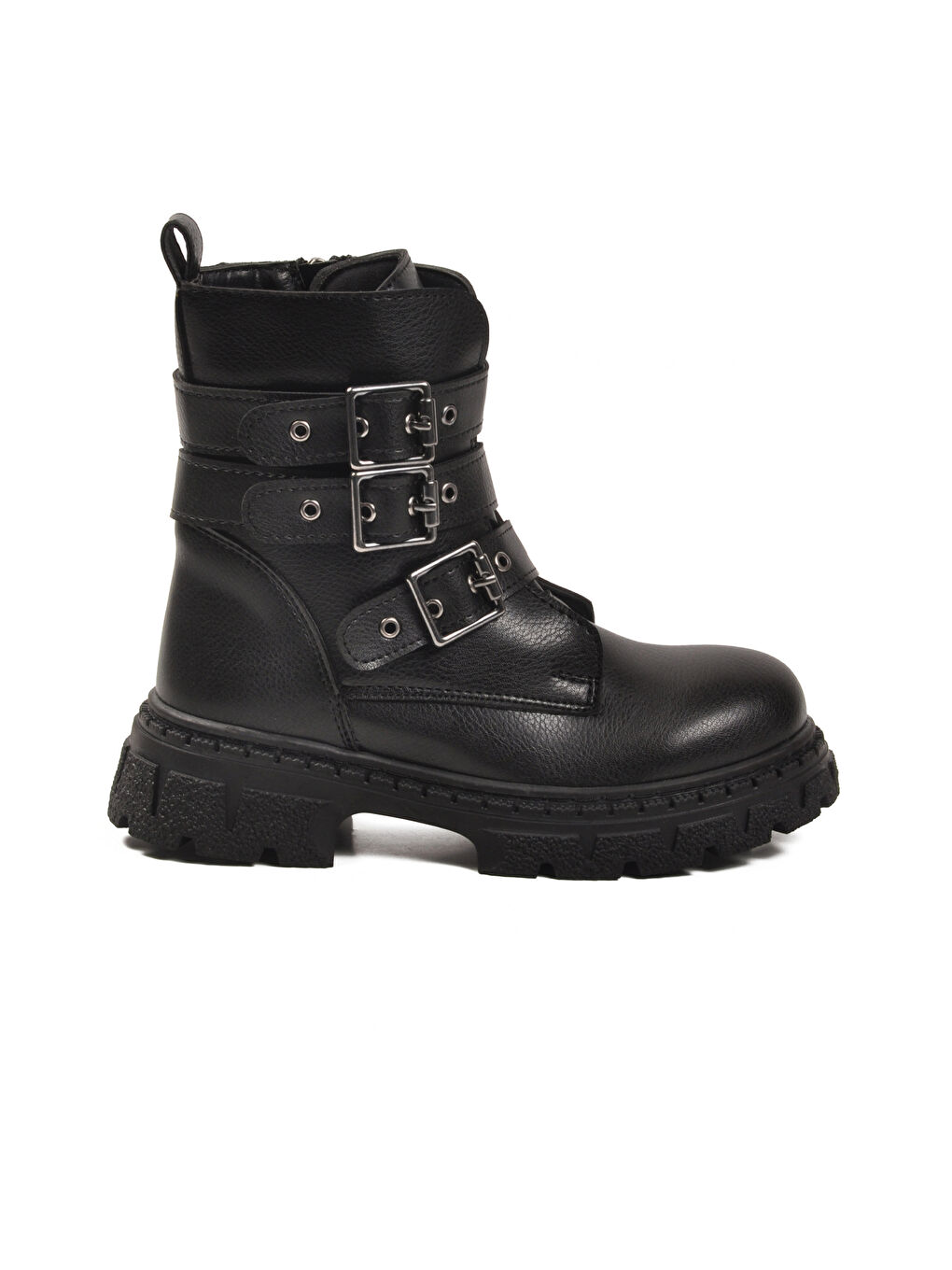 Siyah İçi Polarlı Kaymaz Kız Çocuk Bot Caneda F