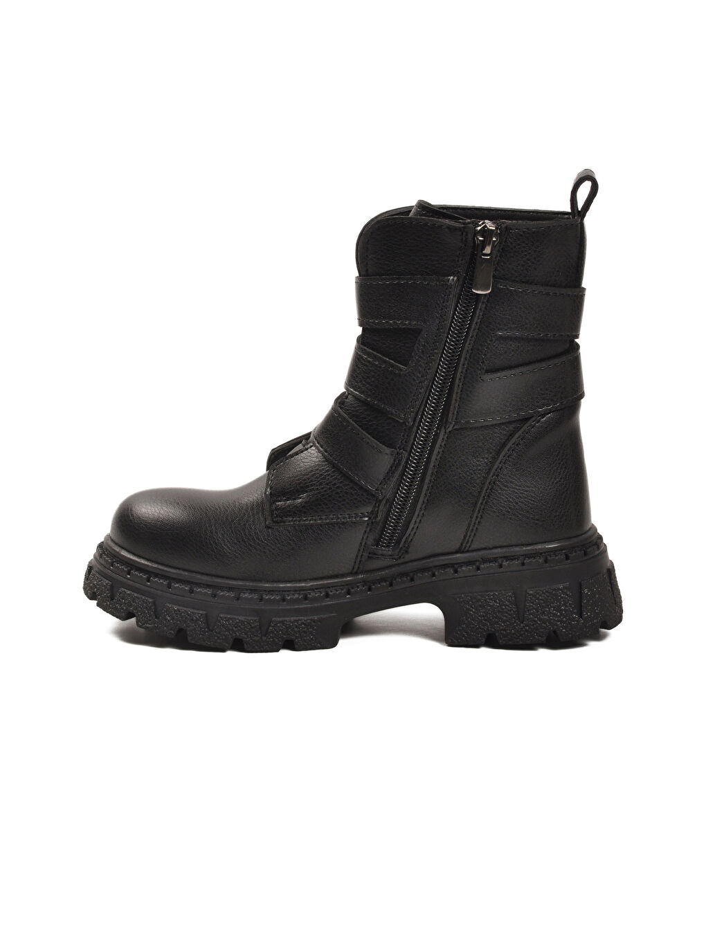 Siyah İçi Polarlı Kaymaz Kız Çocuk Bot Caneda F-1