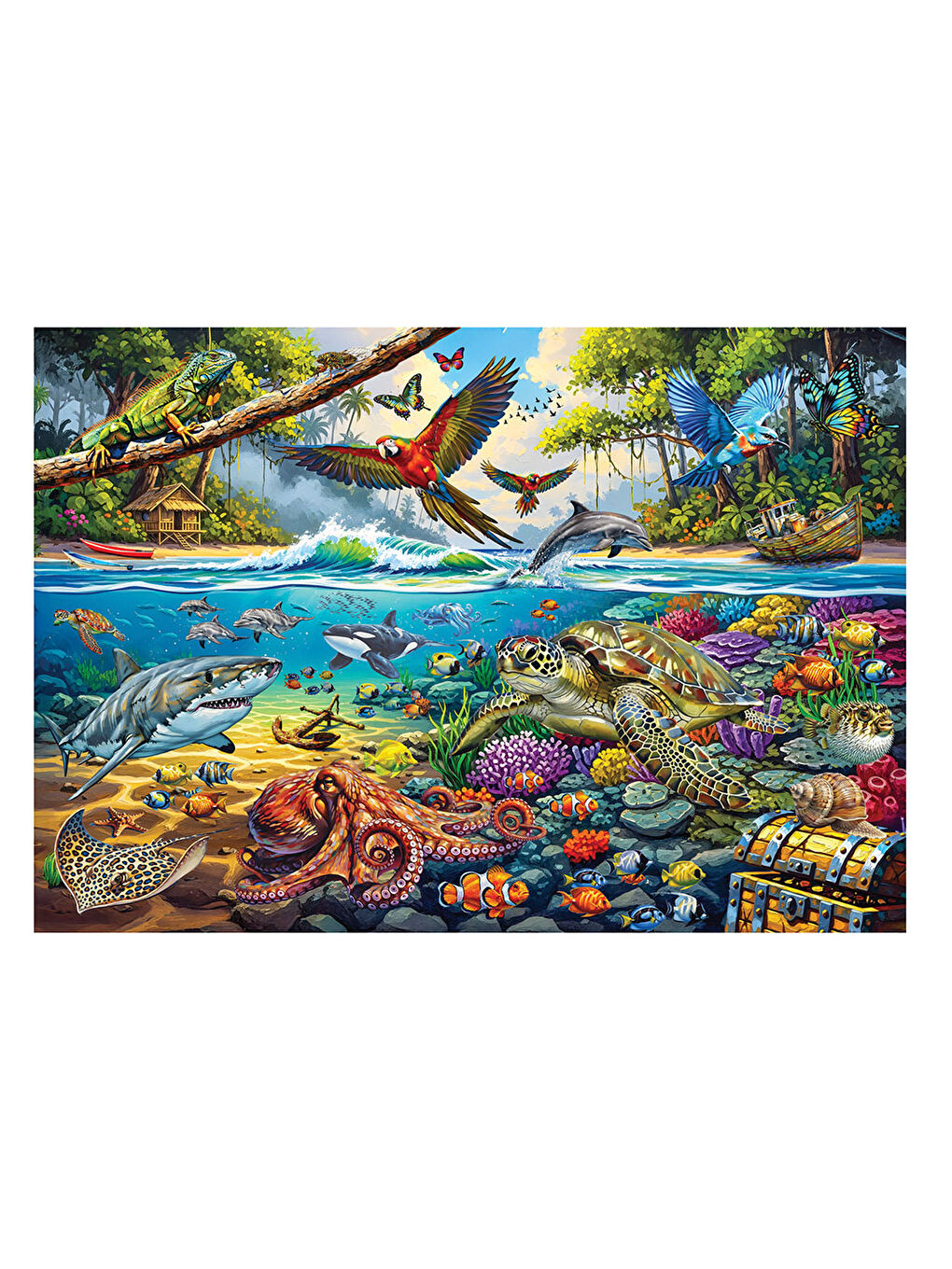 Puzzle 260 XL Parça Tropik Rüya 3353-1