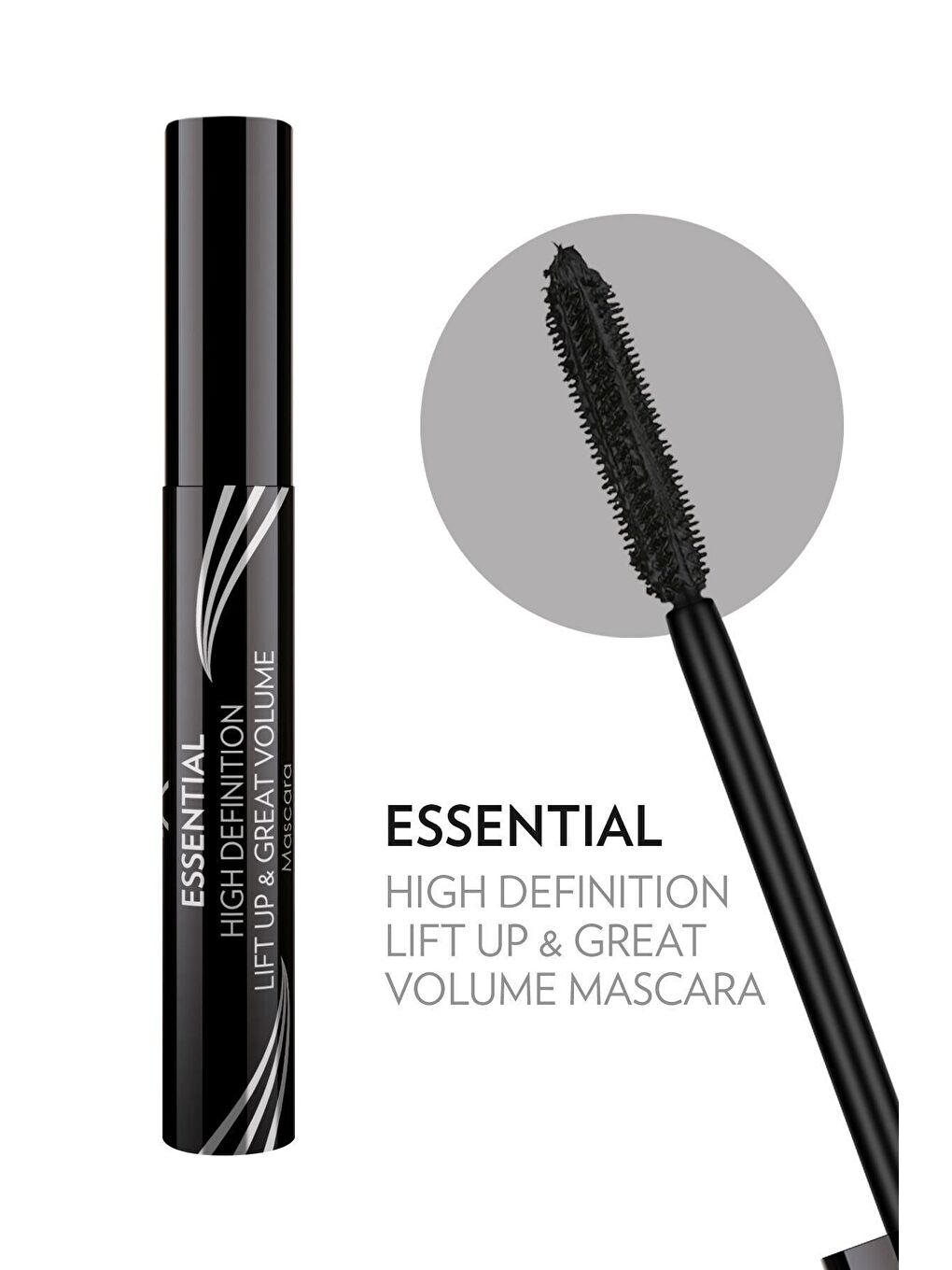 Essential High Definition & Lift Up&great Volume Mascara Black - Hacim Veren Maskara 2'li Set-3