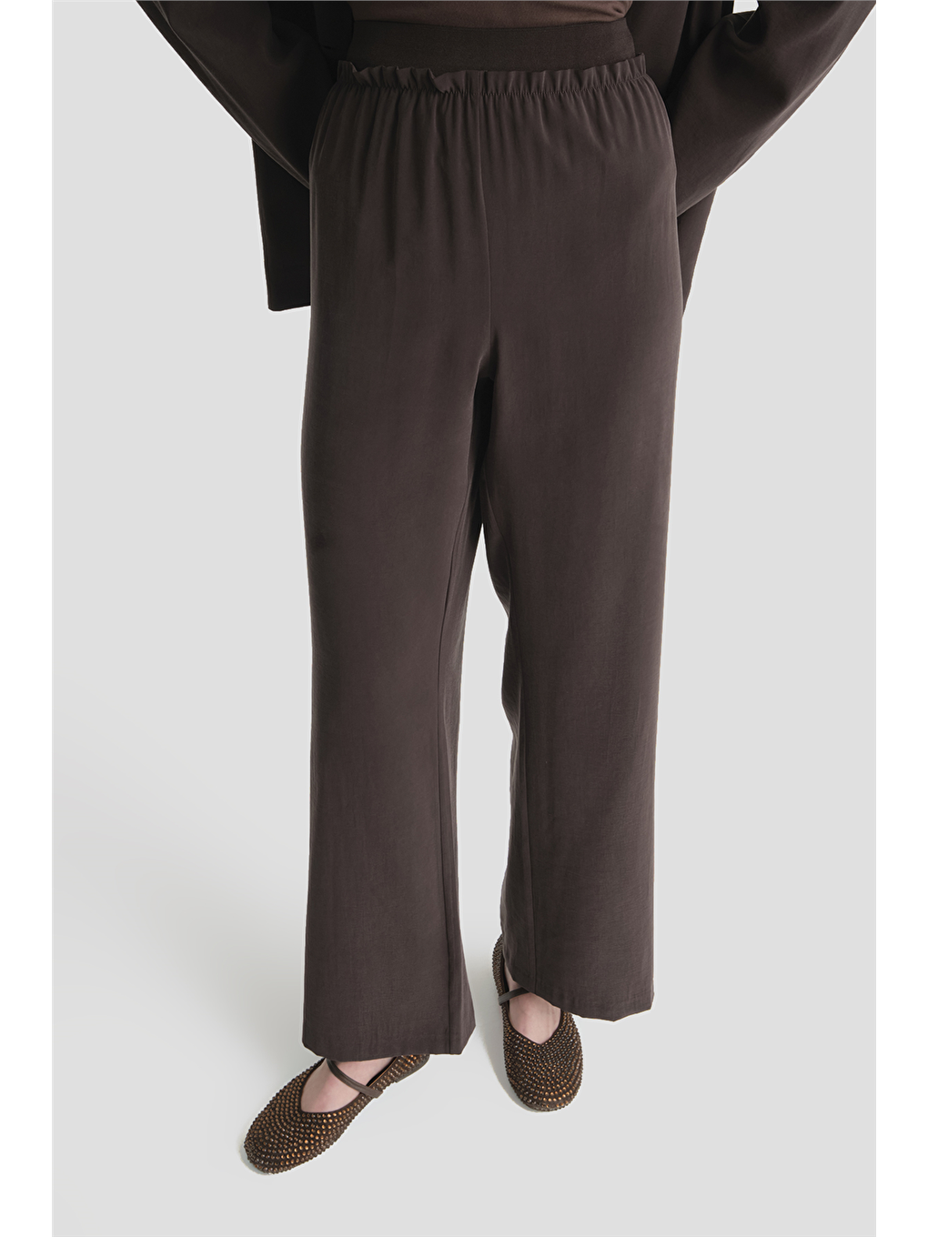 Kahverengi Blazer Kupra Takım Acı Kahve-4