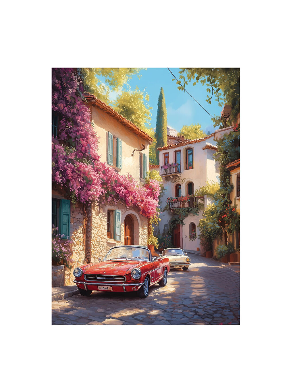 Puzzle 1000 Parça Begonvil Sokak 1202-1