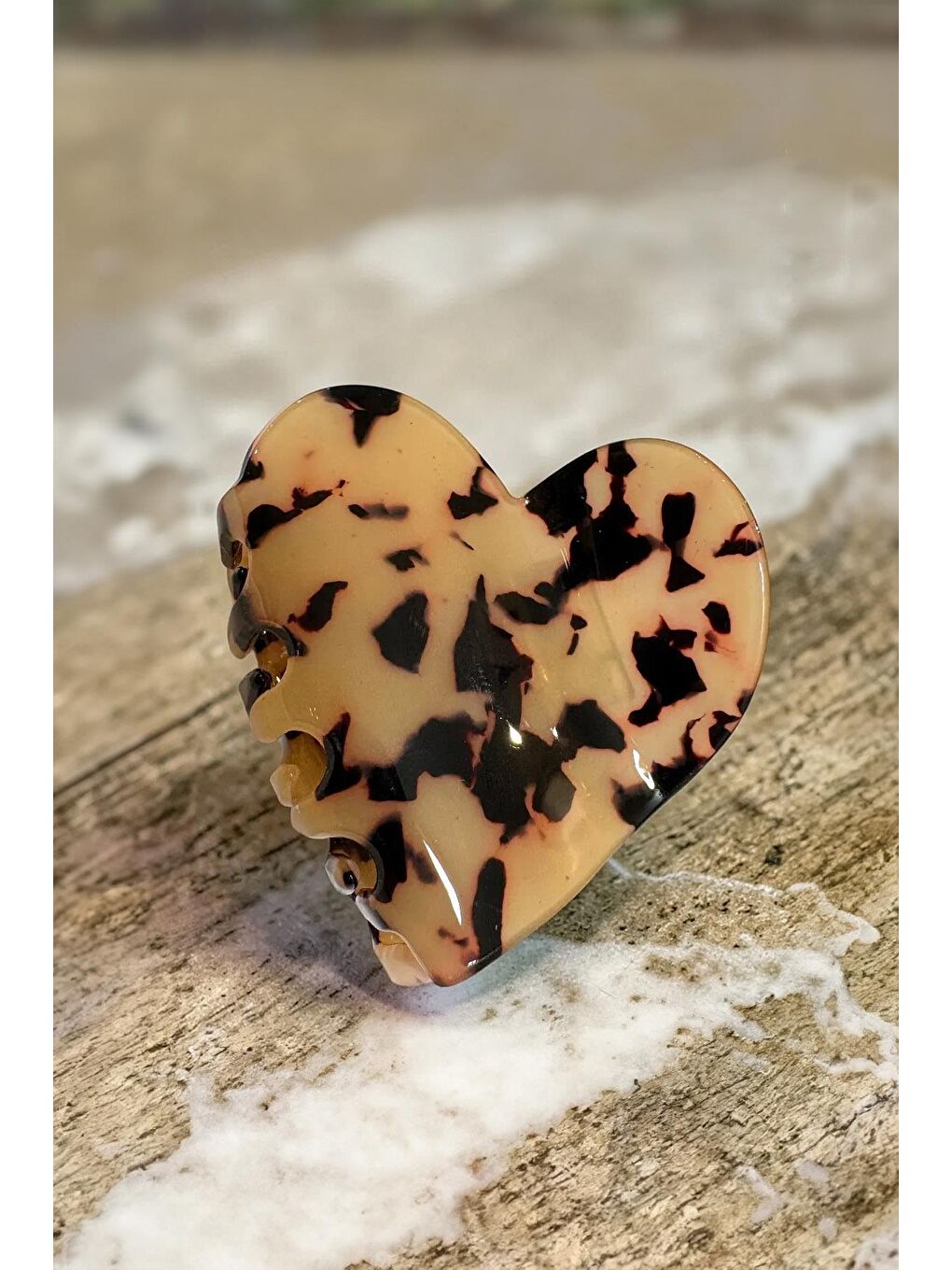 Bej Kalp Model Lüks Asetat Mandal Toka