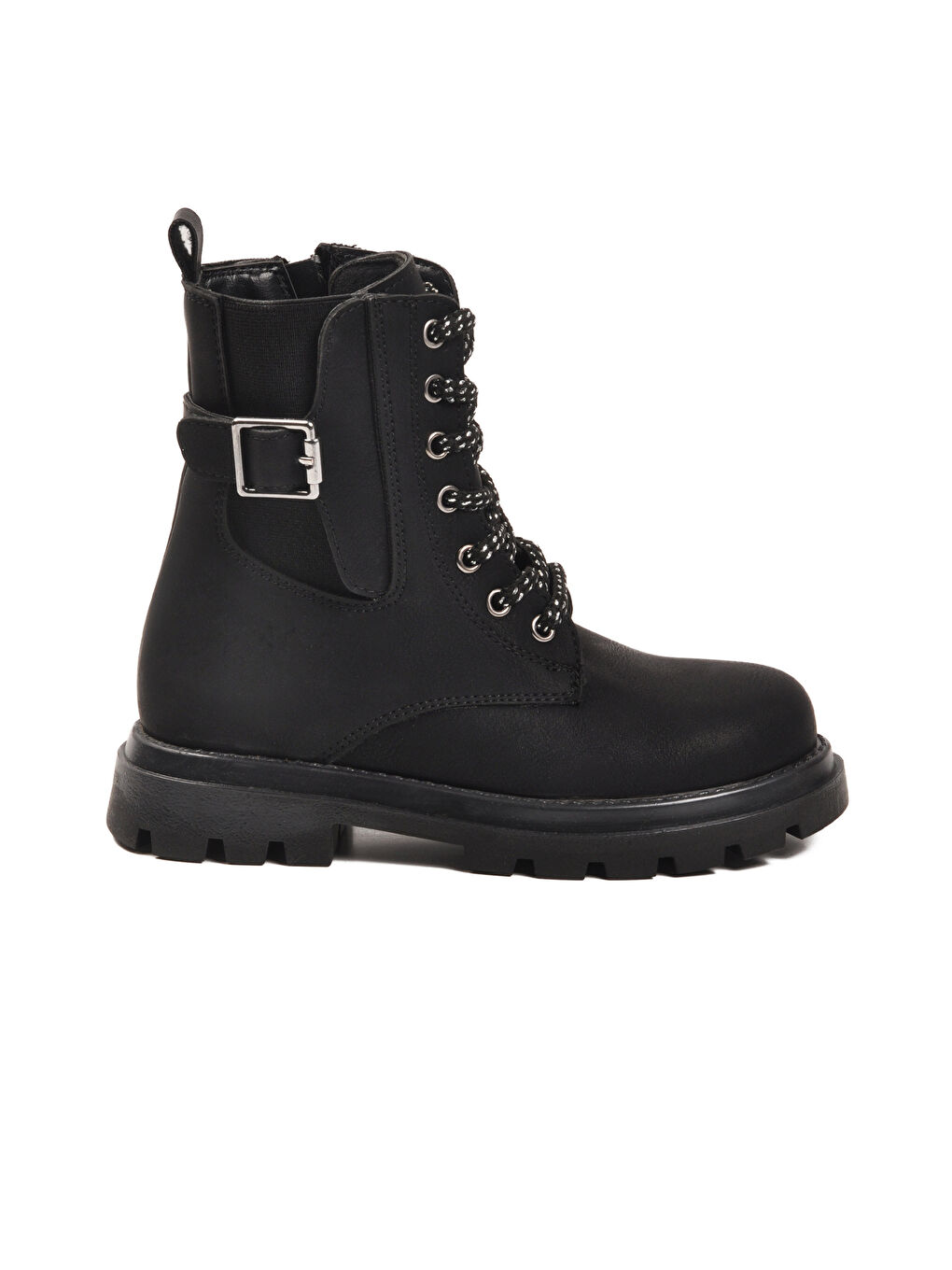 Siyah İçi Polarlı Kaymaz Kız Çocuk Bot Aleda F-1