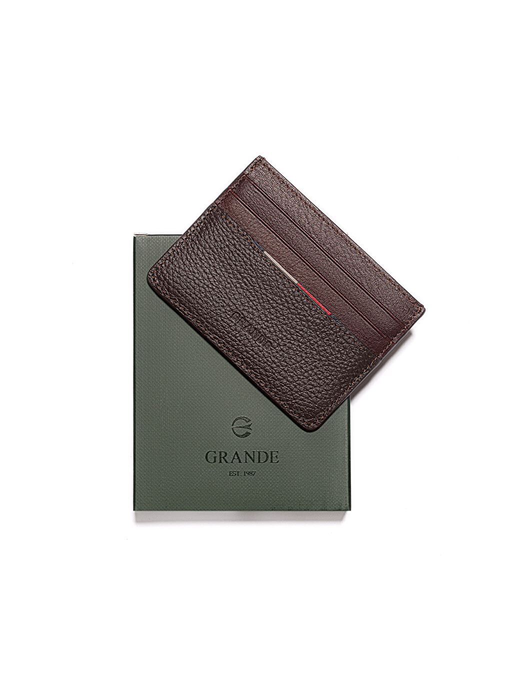 Kahverengi Unisex Cüzdan & Kartlık 867 Deri Cüzdan Kartlık-5