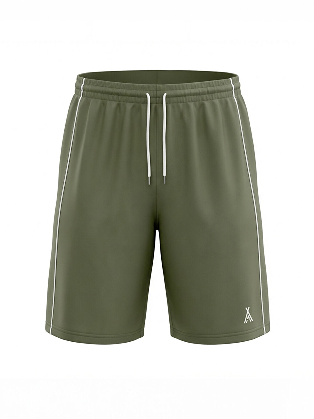 Haki ORENDAHILL Erkek Spor Şort Hızlı Kuruyan Esnek Regular Fit Trim Biyeli Activewear