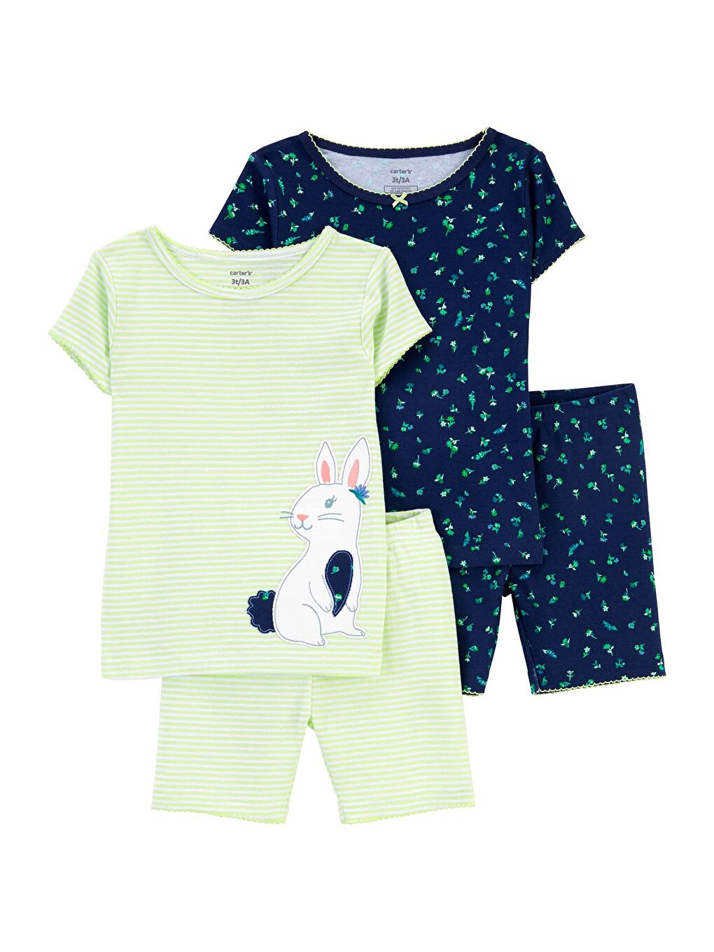 Lacivert Kız Bebek Pijama Set 4'lü Paket