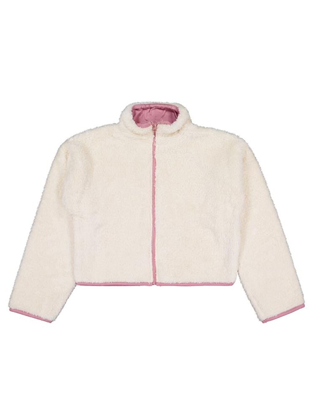 Bej Girls Elcik Aksesuarlı 10-13 Yaş Hırka - Fil Dişi 10-11 Yaş-2