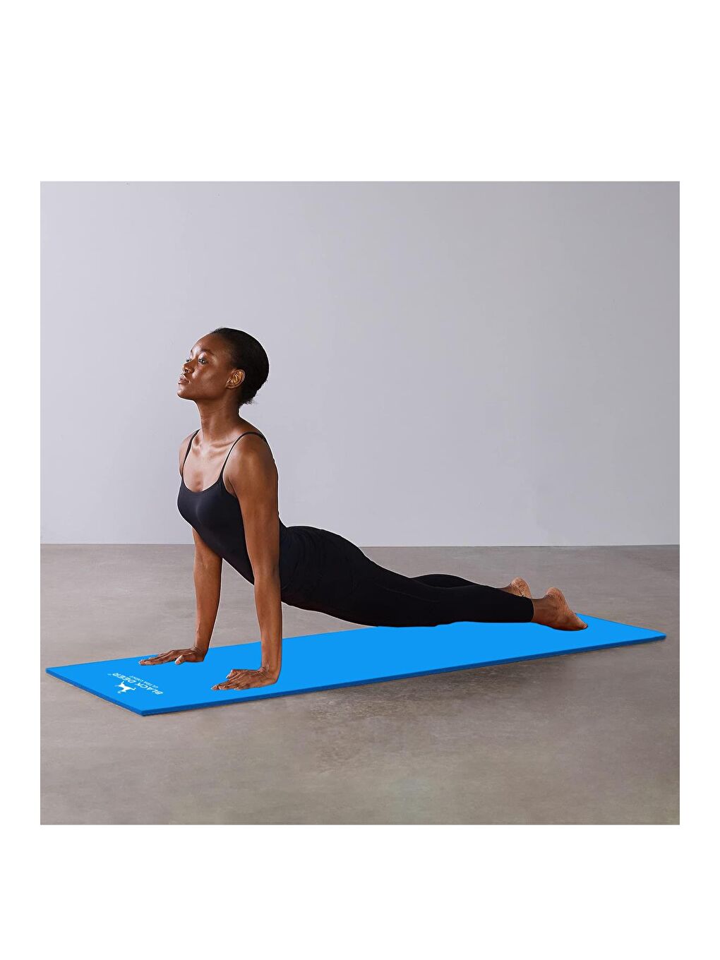 Black Deer Mavi Ultra Light Pilates Yoga Kamp Matı Egzersiz Minderi Kaymaz Taban 180x55 cm 10 mm - 4