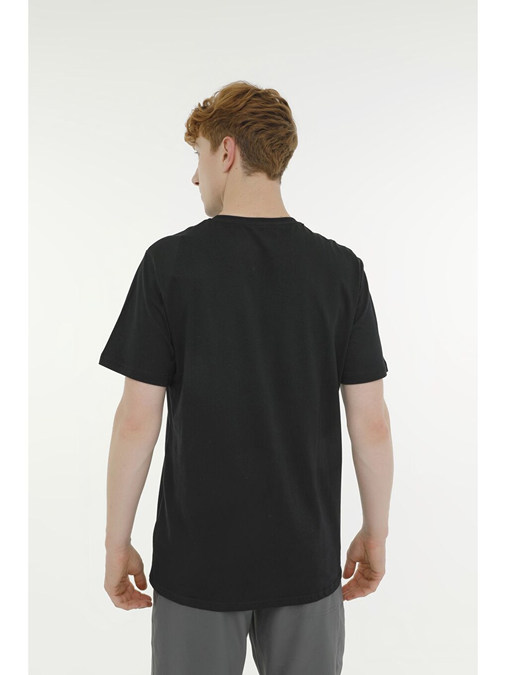 ML MESUS URBNG2022 3FX Siyah Erkek Kısa Kol T-Shirt-1