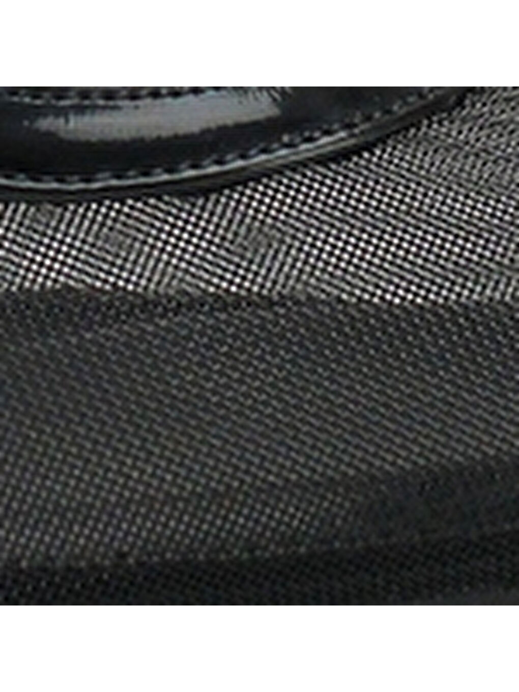 Siyah Joya Fileli Sivri Burunlu Orta Topuklu Arkası Açık Kadın Ayakkabı-6