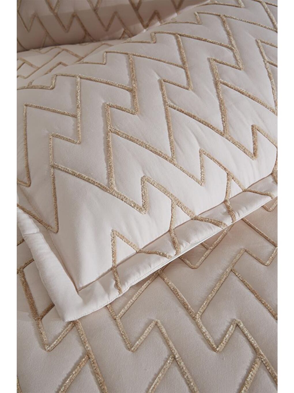 Maria Kapitoneli Çift Kişilik Yatak Örtüsü 230x240 Bej-2