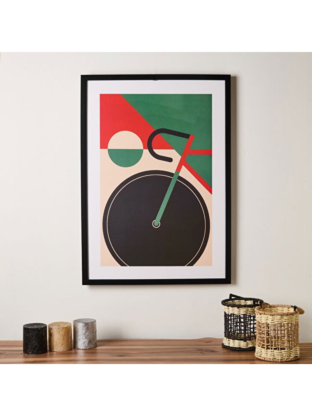 Karışık Deco Velo Tablo - Renkli - 70x50 cm