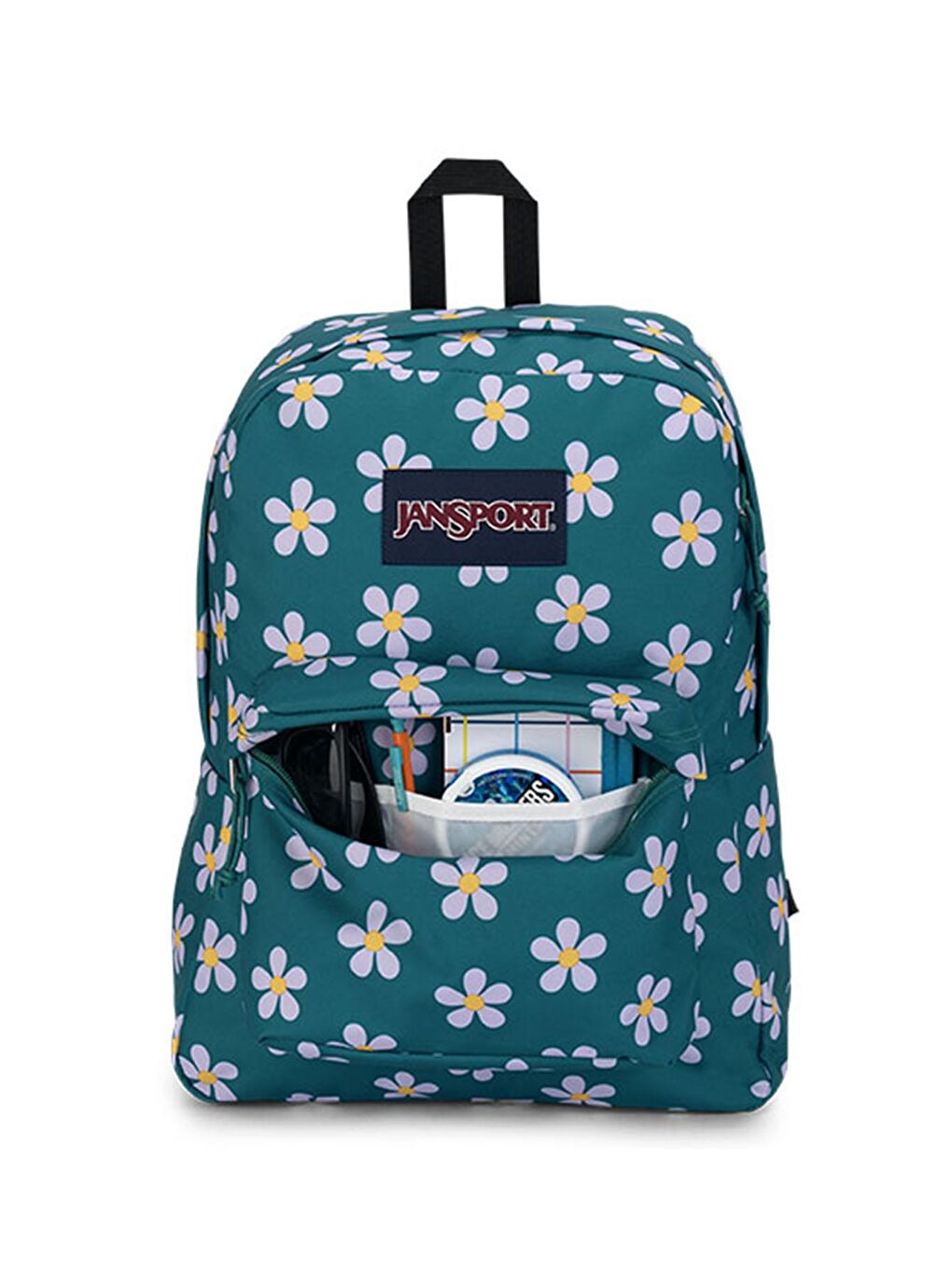 Jansport Yeşil SuperBreak One Unisex Sırt Çantası Yeşil / Çiçek Desenli - 1