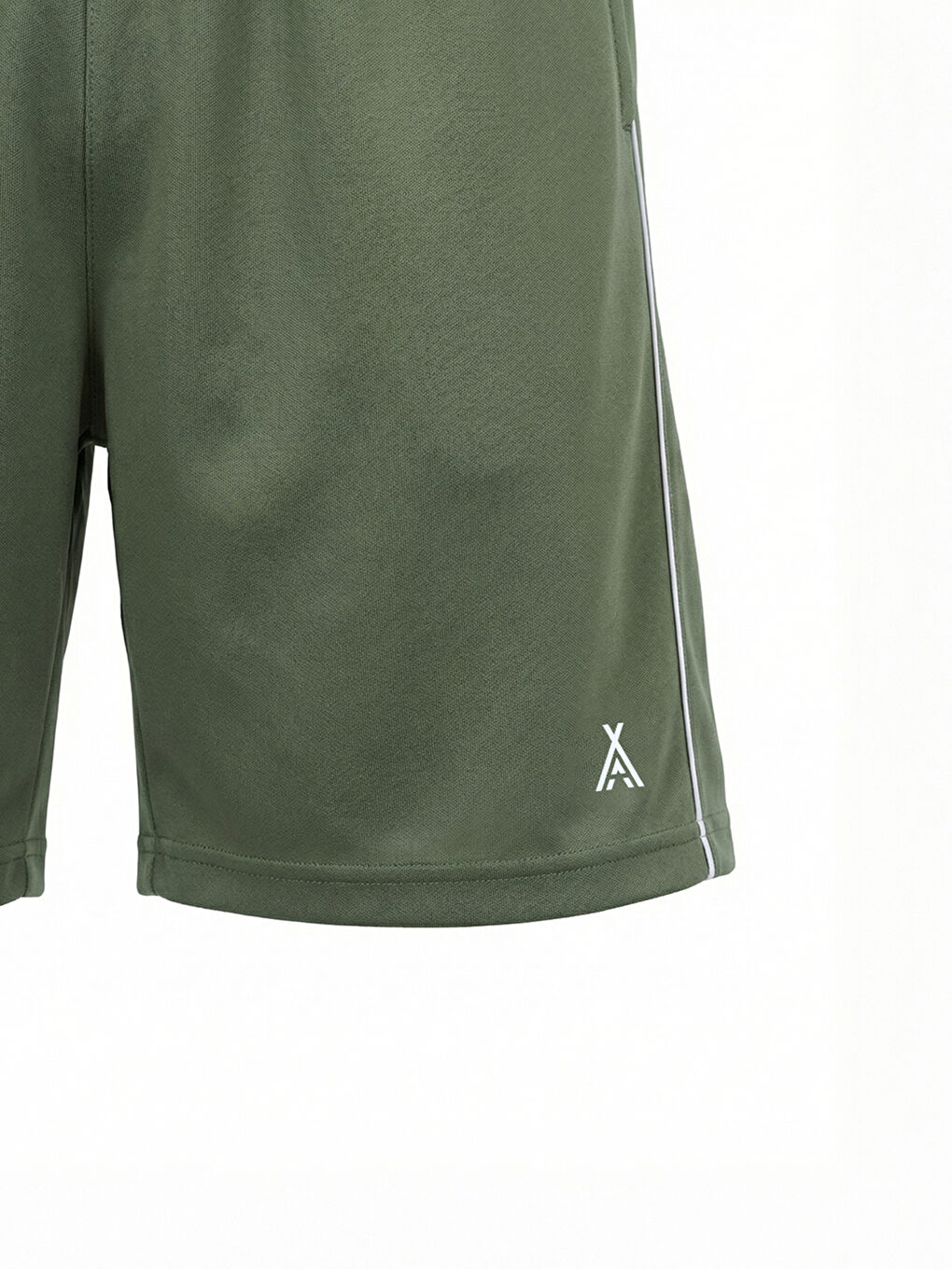 Haki ORENDAHILL Erkek Spor Şort Hızlı Kuruyan Esnek Regular Fit Trim Biyeli Activewear-3