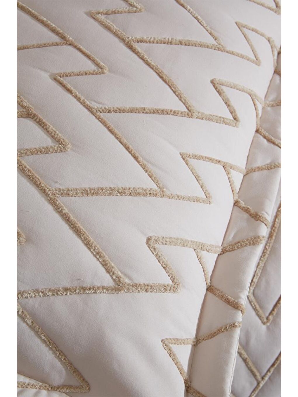 Maria Kapitoneli Çift Kişilik Yatak Örtüsü 230x240 Bej-4