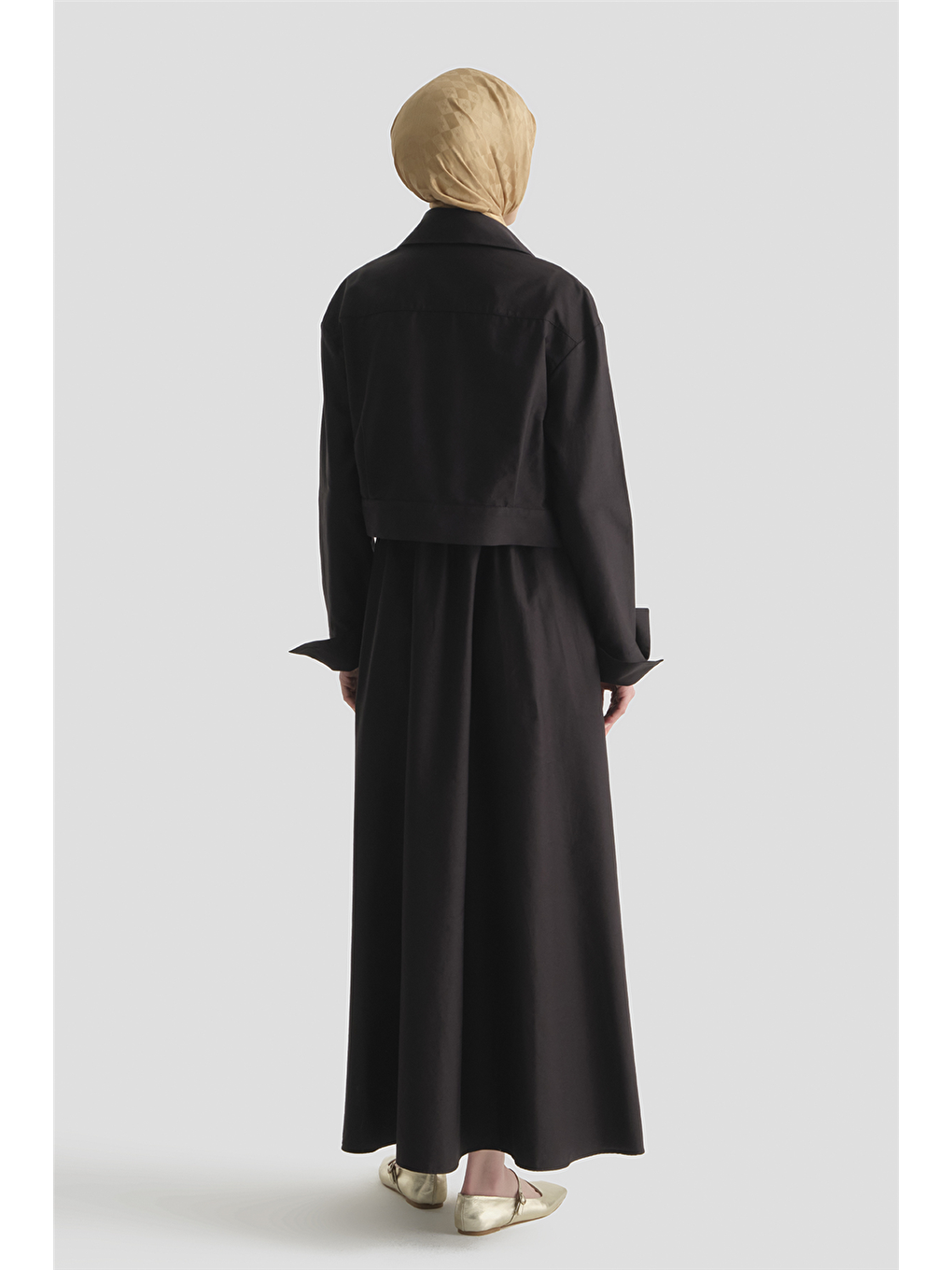 Ceketli Elbise Takım Siyah-4