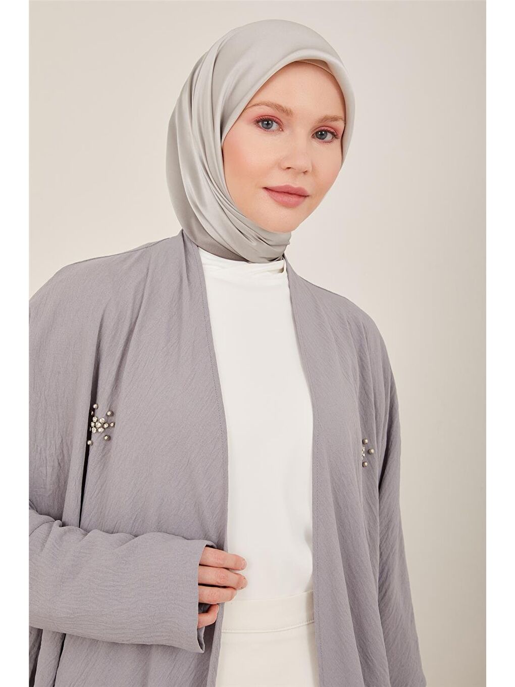 Hırka 23Y5122 Gri Mavi-1