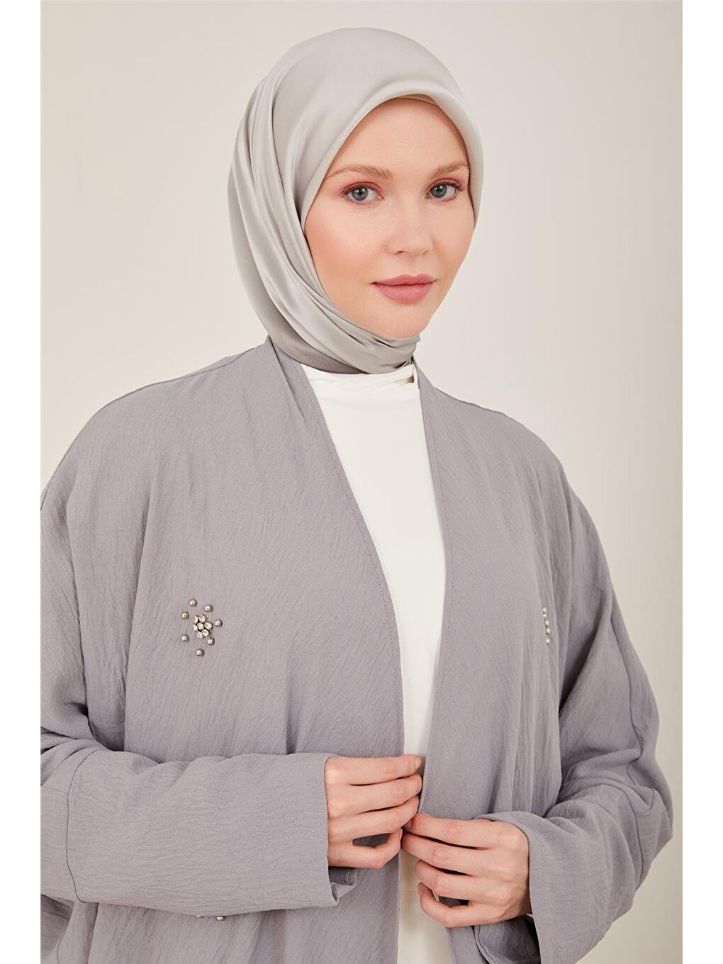 Hırka 23Y5122 Gri Mavi-3