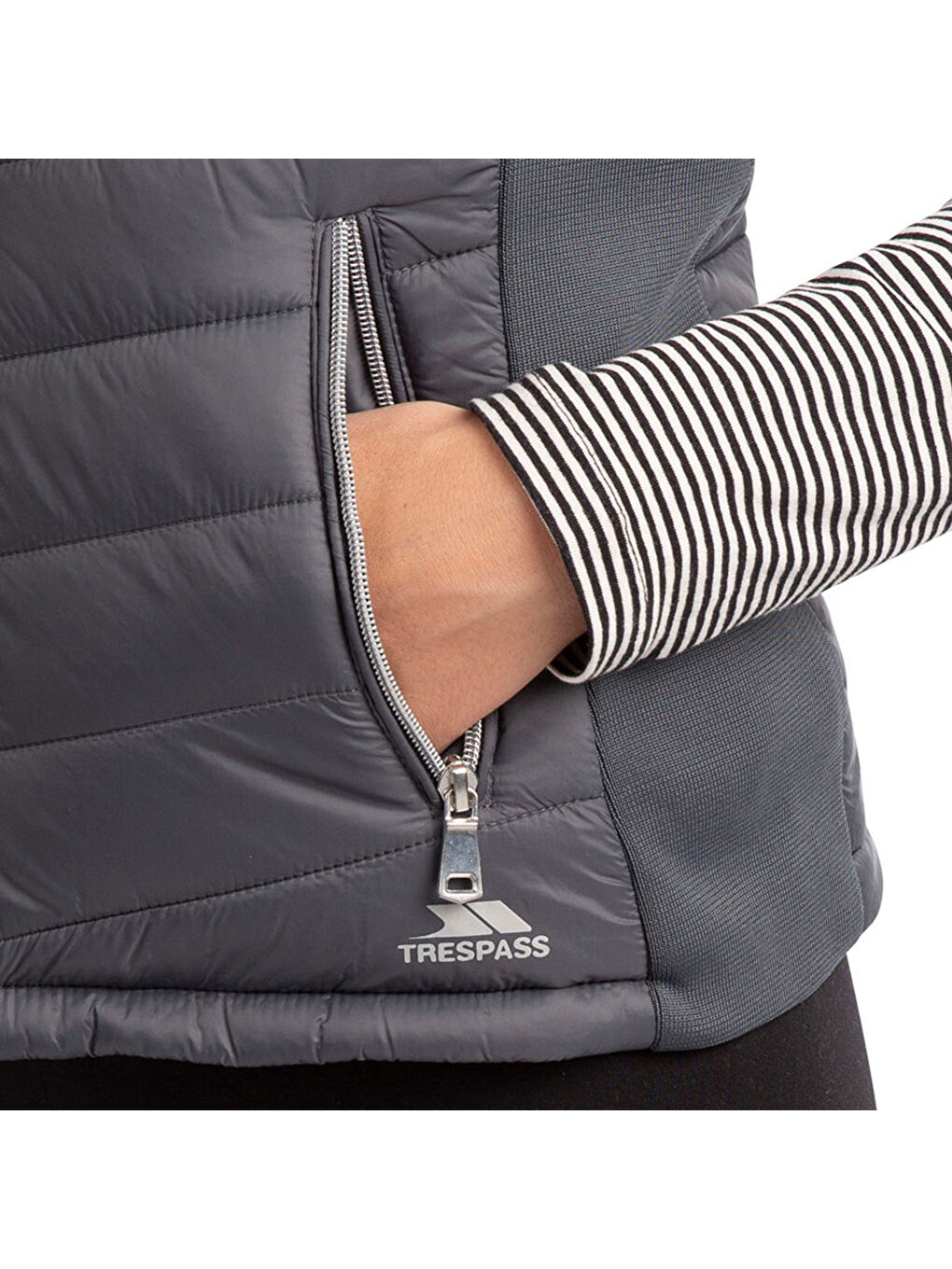 Siyah Elanora - Padded Gilet Kadın Sarı Yelek-3