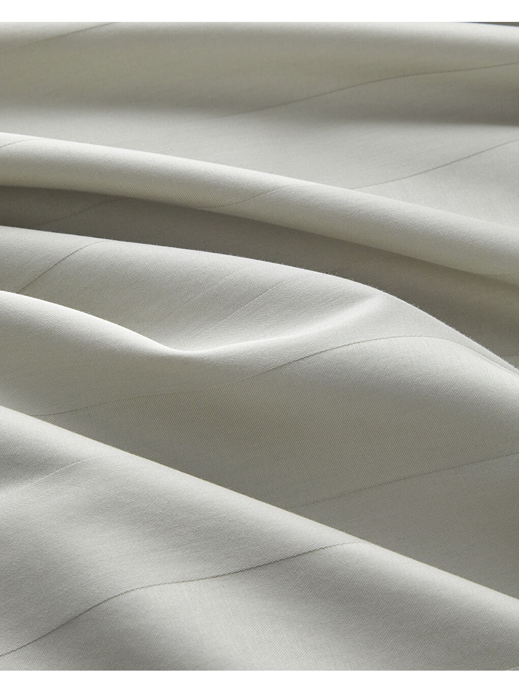 Deluxe Çizgili Pamuk Saten Çift Kişilik Nevresim Takımı 200x220 cm Açık Yeşil-4