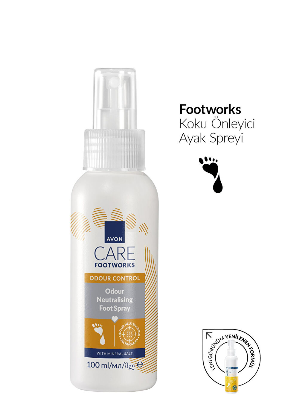 Footworks Koku Önleyici Ayak Spreyi 100ml-1