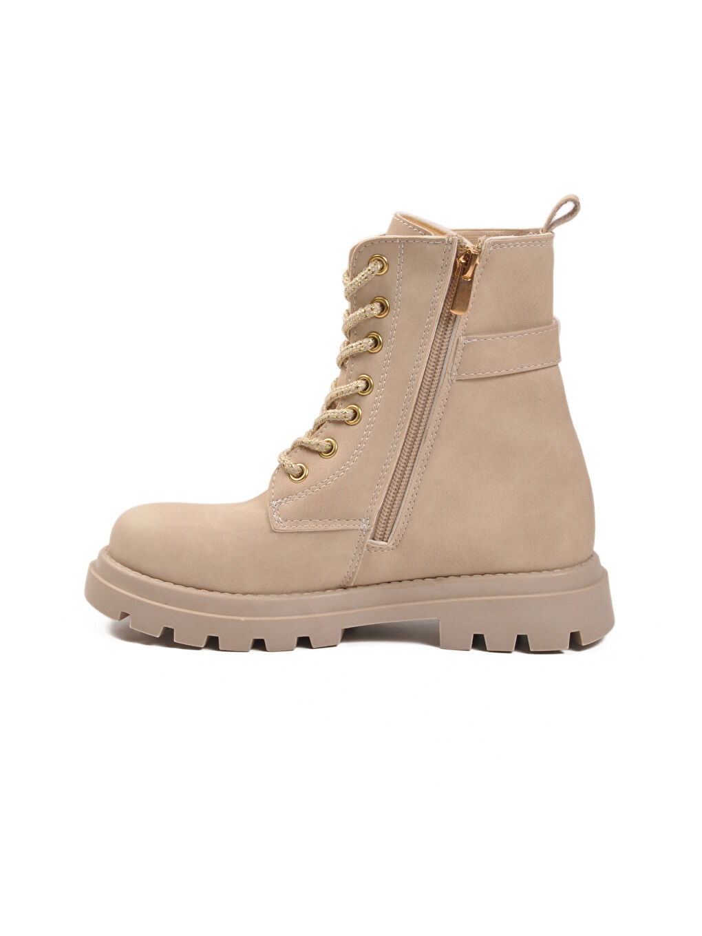 Bej İçi Polarlı Kaymaz Kız Çocuk Bot Aleda F-3