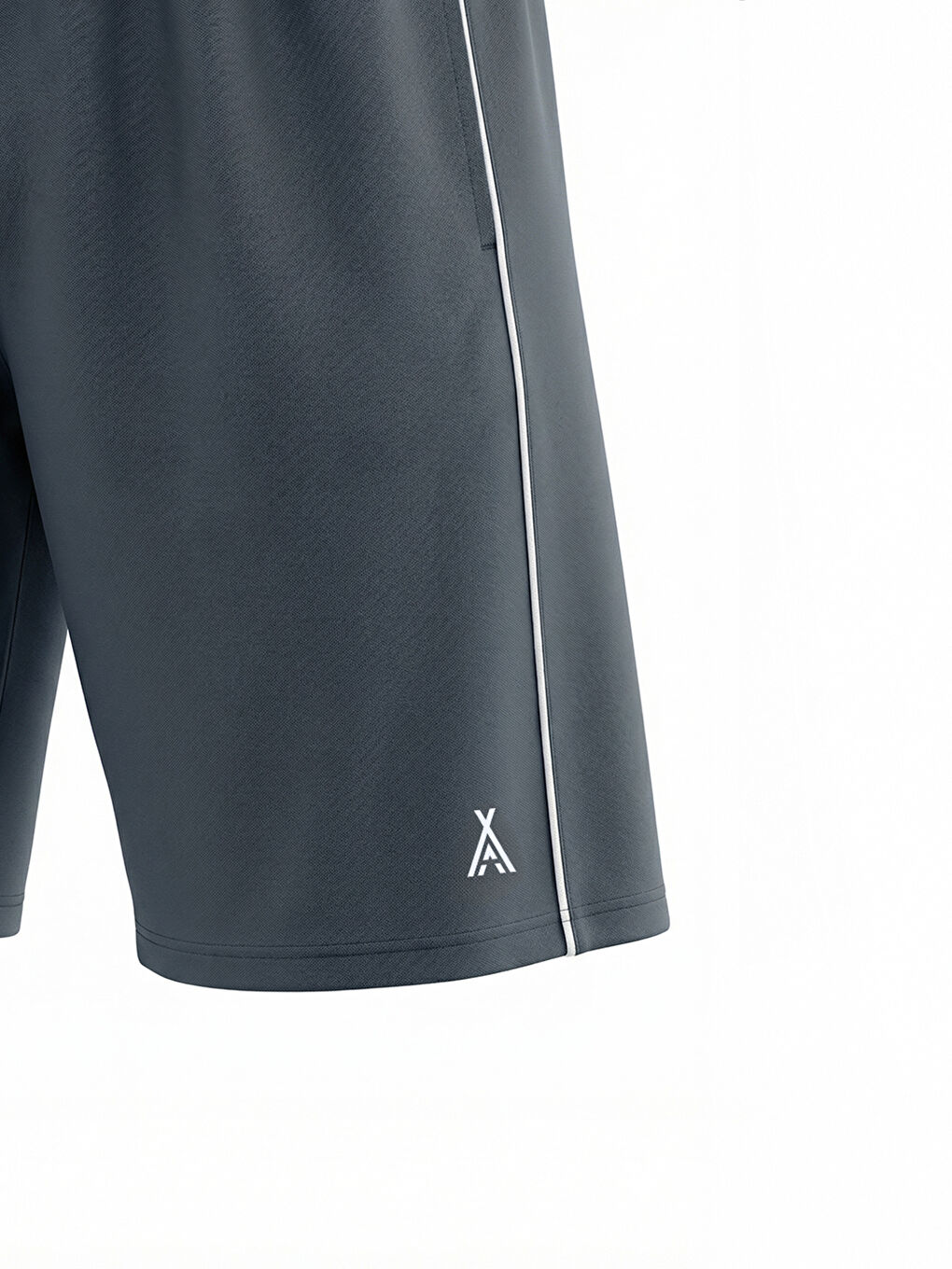 Antrasit ORENDAHILL Erkek Spor Şort Hızlı Kuruyan Esnek Regular Fit Trim Biyeli Activewear-3