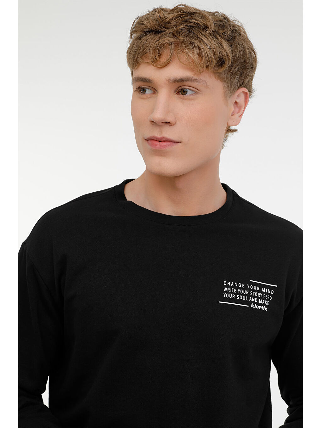 ME KEVIN 16SN753 3PR Siyah Erkek Sweatshirt-4