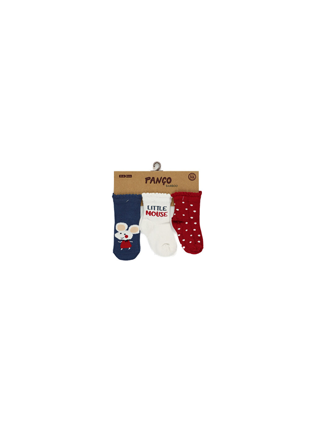 Karışık Kız Çocuk Çok Renkli Bambu Üçlü Soket Çorap-2