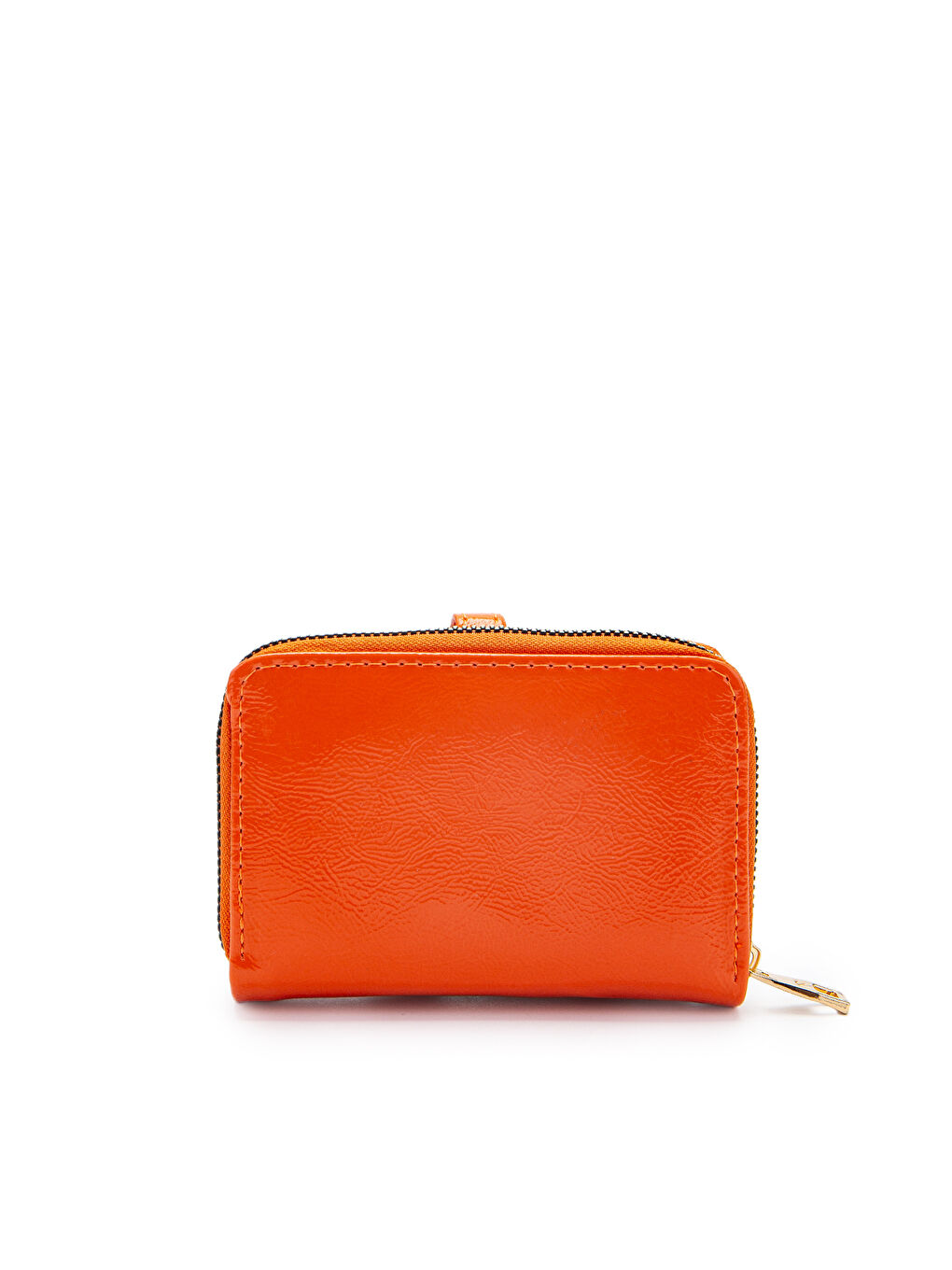 Rugan Suni Deri Kadın Cüzdan Turuncu MN107-1